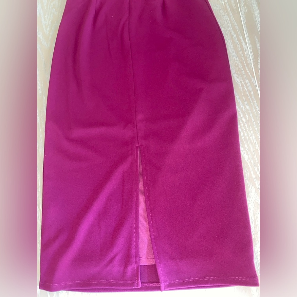 Lulus Magenta My Favorite Night Off-the-shoulder Bodycon Midi Dress - Picture 9 of 11